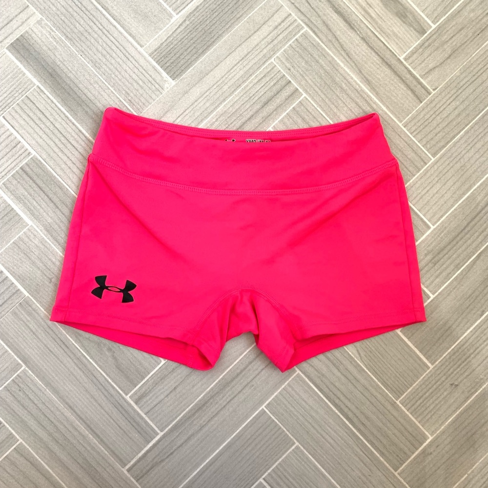 Under Armour Pink Spandex Shorts